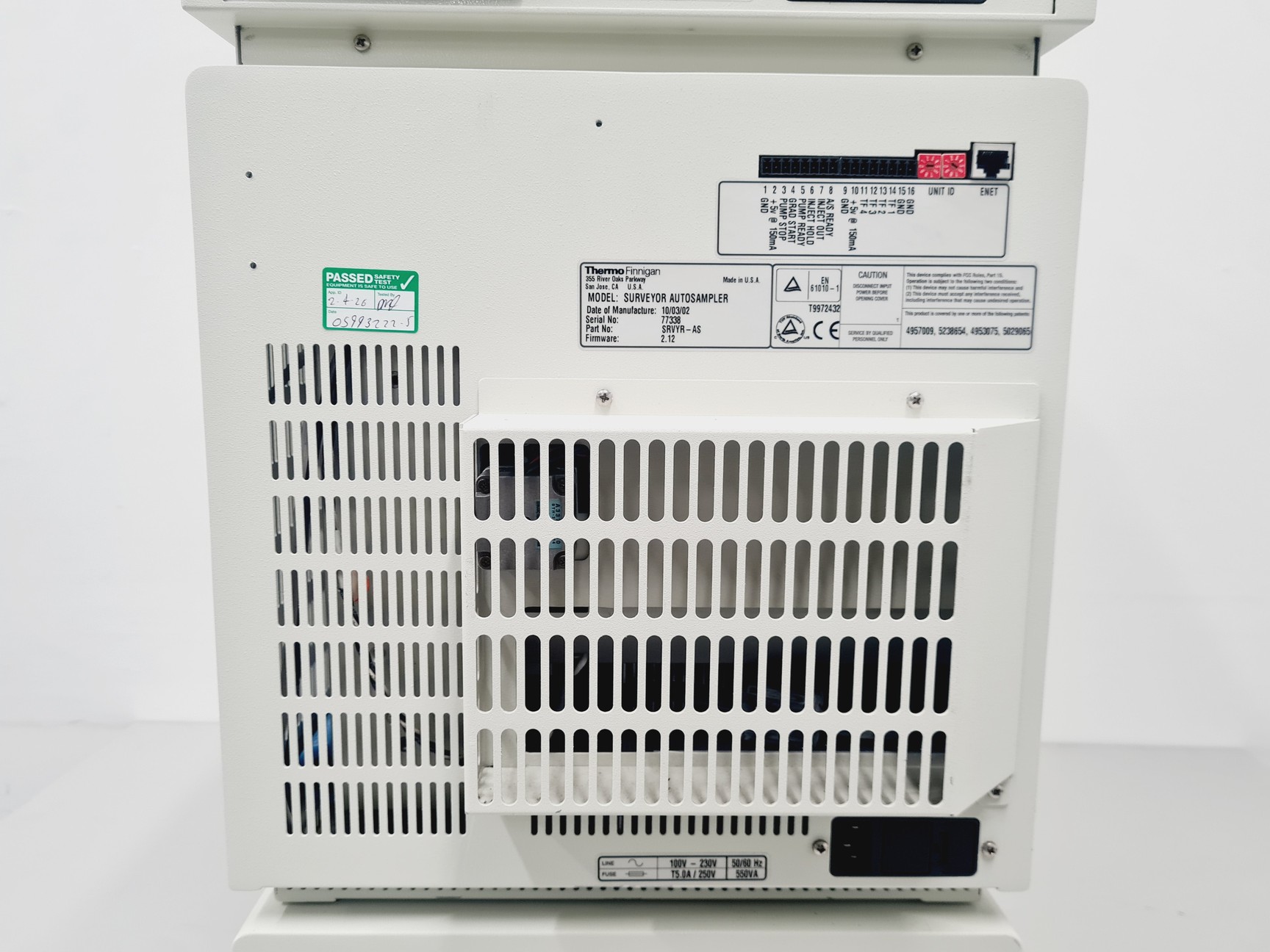 Image of Thermo Finnigan Surveyor PDA Detector, Autosampler, MS Pump