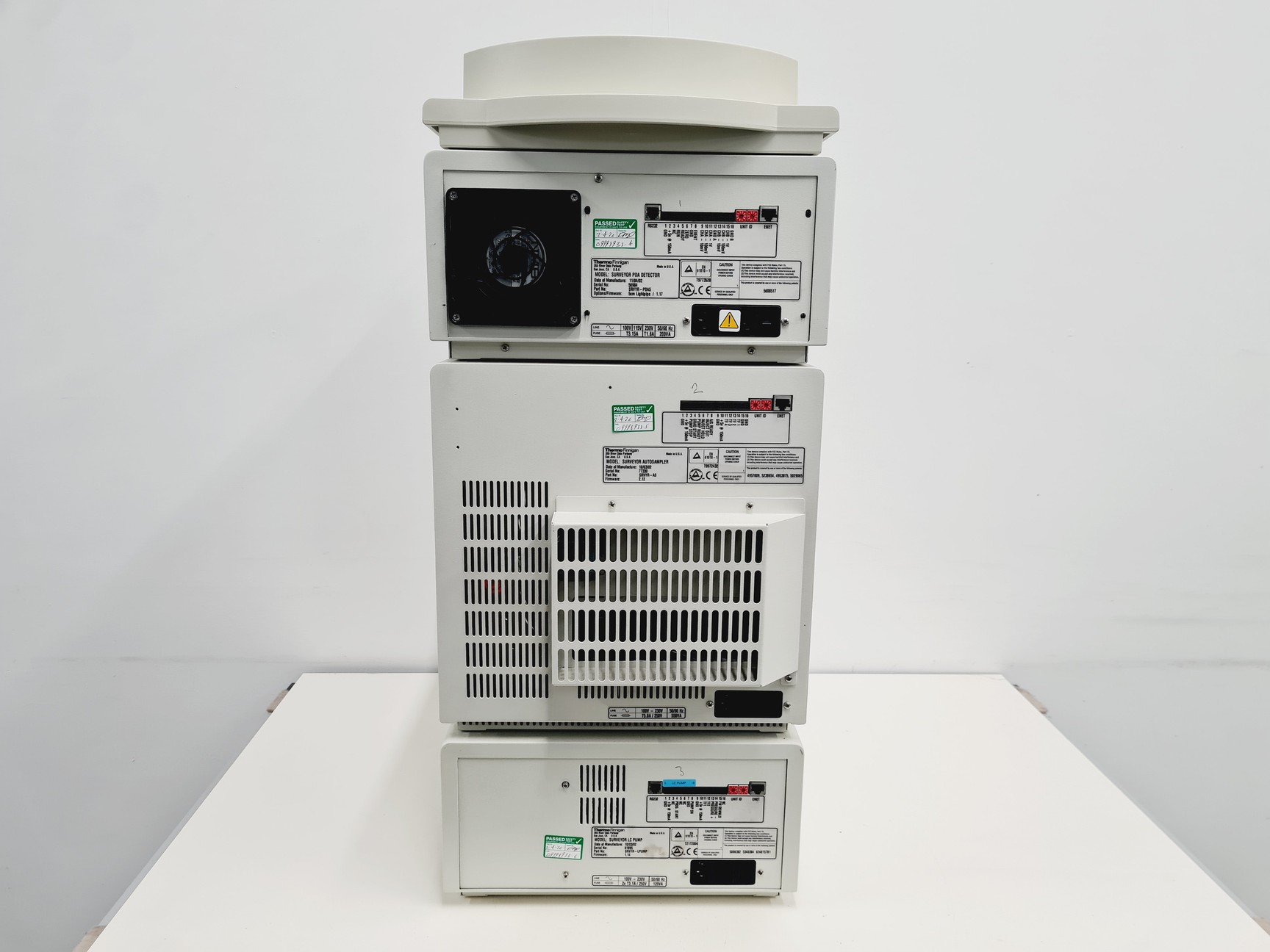 Image of Thermo Finnigan Surveyor PDA Detector, Autosampler, LC Pump