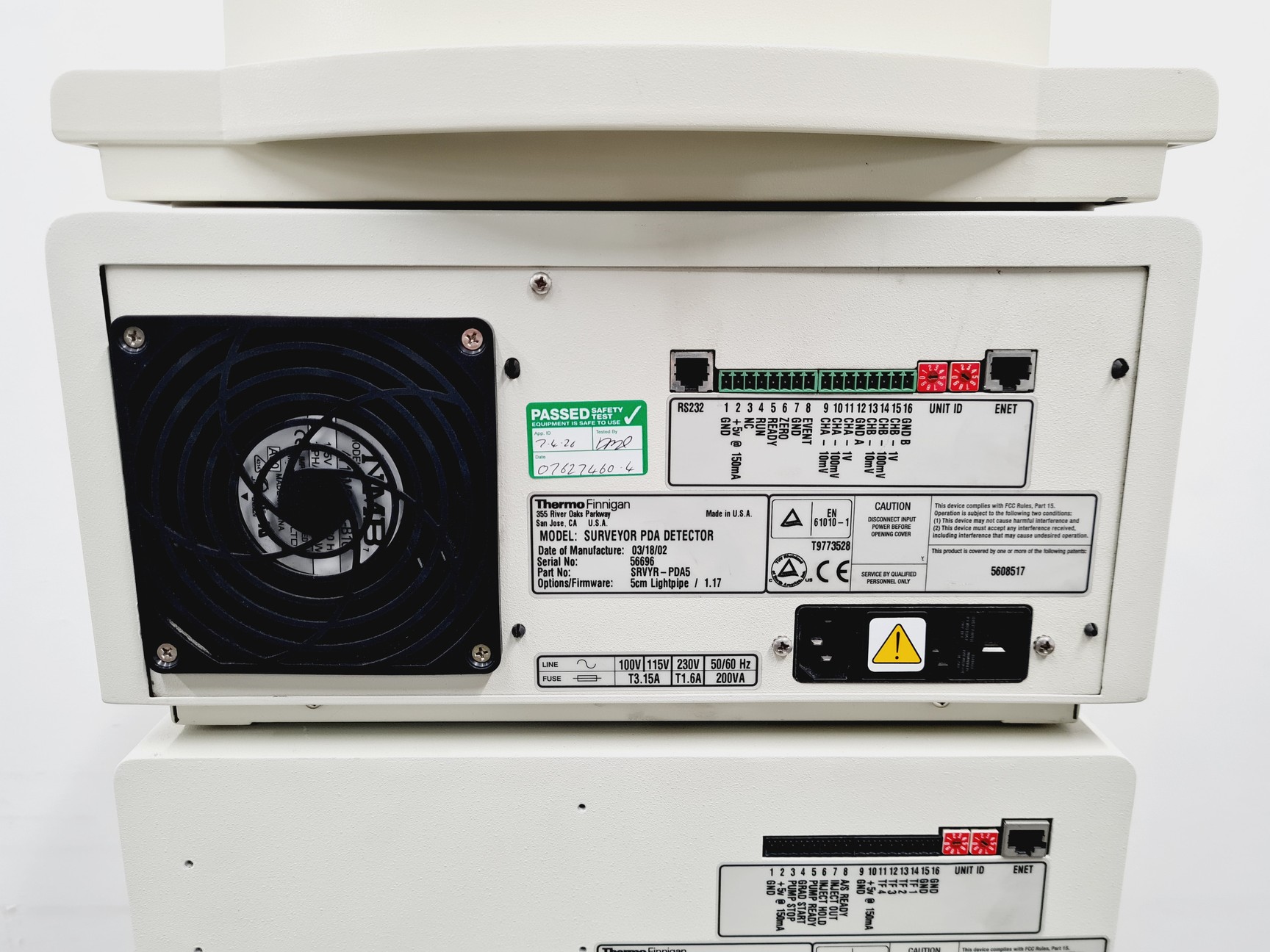 Image of Thermo Finnigan Surveyor PDA Detector, Autosampler, LC Pump HPLC System