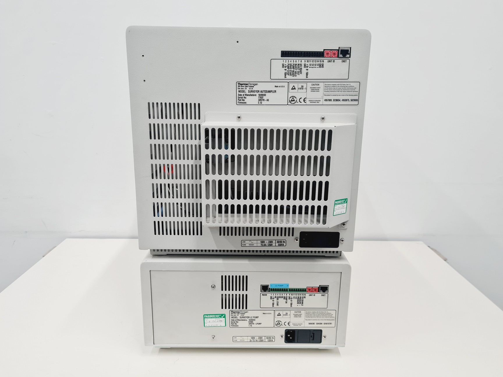 Image of Thermo Finnigan Surveyor Autosampler & LC Pump HPLC System Lab