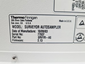Thumbnail image of Thermo Finnigan Surveyor Autosampler & LC Pump HPLC System Lab