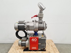 Thumbnail image of Edwards 40 Two Stage Rotary Vane Vacuum Pump + Edwards EH 250 Mechanical Booster
