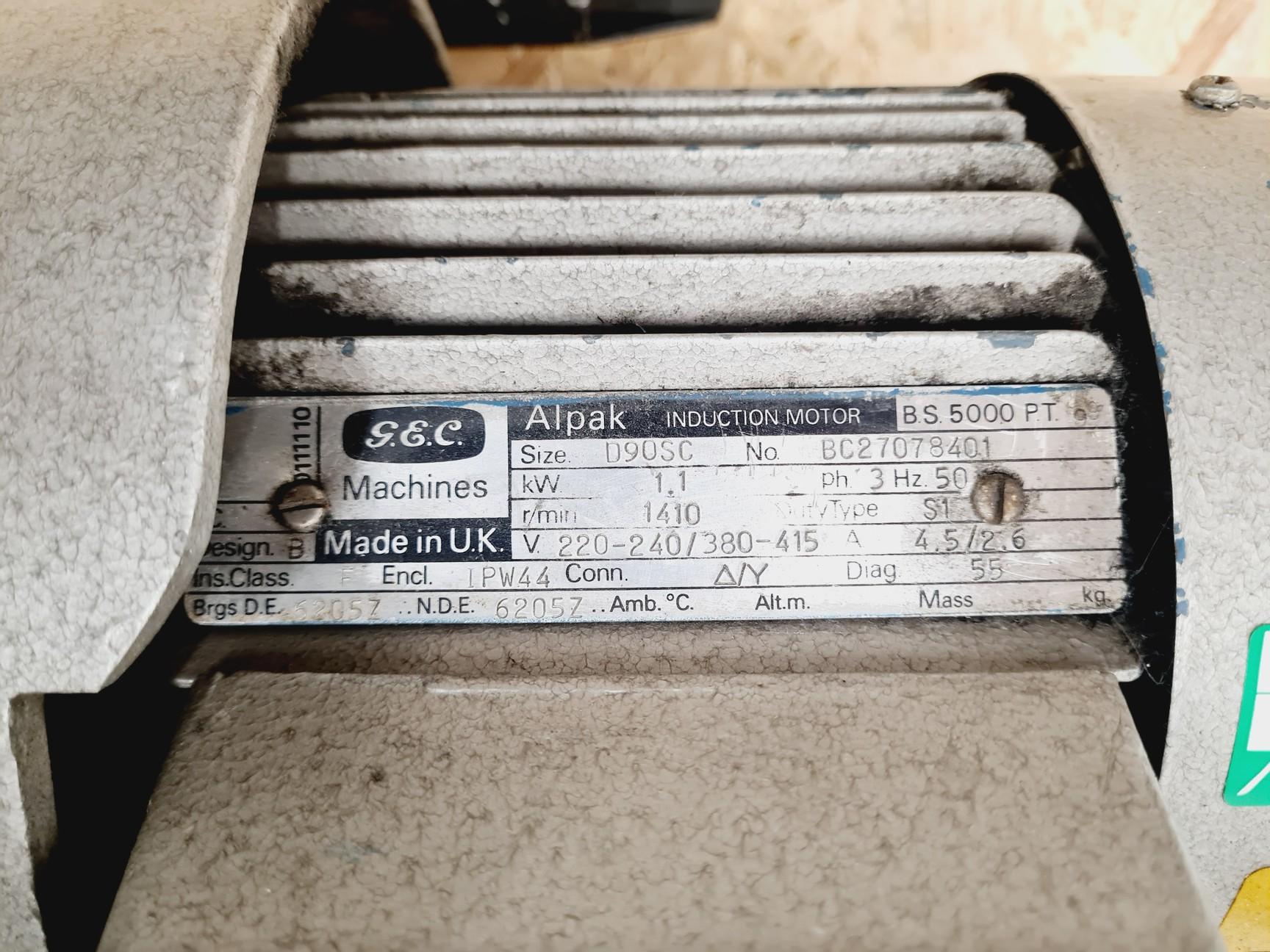 Image of Edwards 40 Two Stage Rotary Vane Vacuum Pump + Edwards EH 250 Mechanical Booster