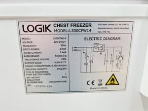 Thumbnail image of Logik L300CFW14 Chest Freezer 