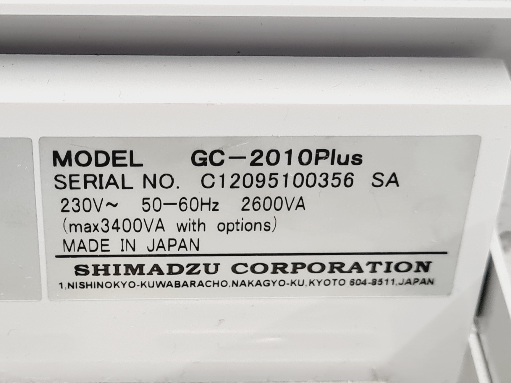 Image of Shimadzu GC-2010 Plus Gas Chromatograph with Shimadzu AOC-20S Autosampler 