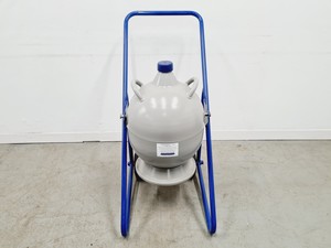 Thumbnail image of Statebourne Cryogenics Liquid Nitrogen Dewar with Wheeled Trolley