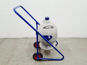 Thumbnail image of Statebourne Cryogenics Liquid Nitrogen Dewar with Wheeled Trolley