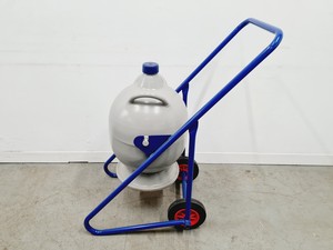 Thumbnail image of Statebourne Cryogenics Liquid Nitrogen Dewar with Wheeled Trolley