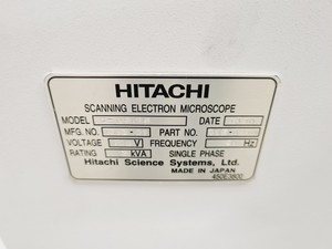 Thumbnail image of Hitachi S-2600N Scanning Electron Microscope + Oxford X-Max 50 mm2 Inca detector