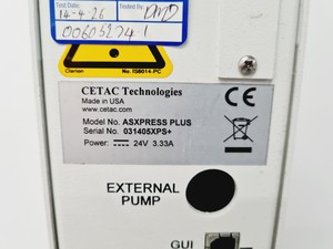 Thumbnail image of Teledyne Cetac Technologies ASX-560 Autosampler with ASXpress Plus