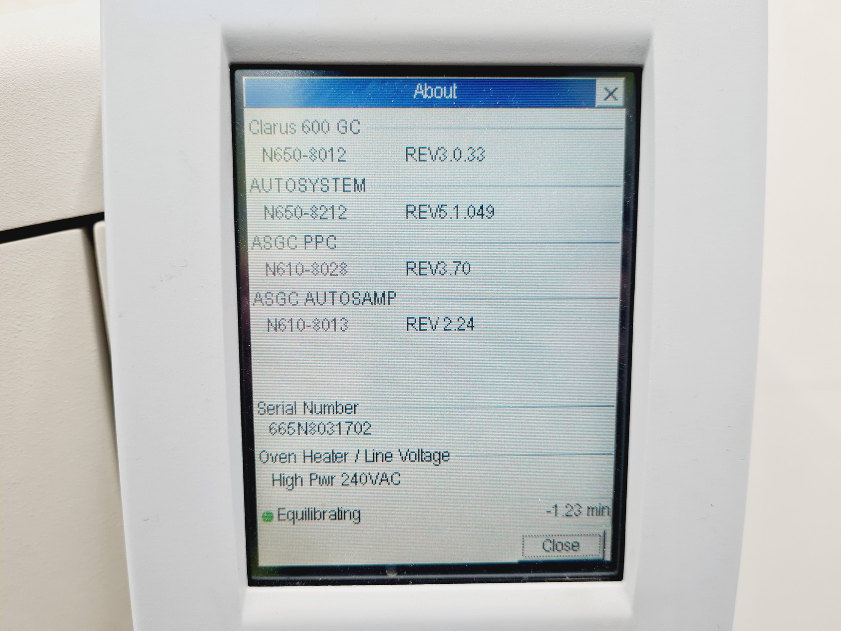 Image of Perkin Elmer Clarus 600 Mass spectrometer + Gas Chromatograph + Turbomatrix 650
