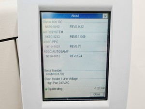 Thumbnail image of Perkin Elmer Clarus 600 Mass spectrometer + Gas Chromatograph + Turbomatrix 650