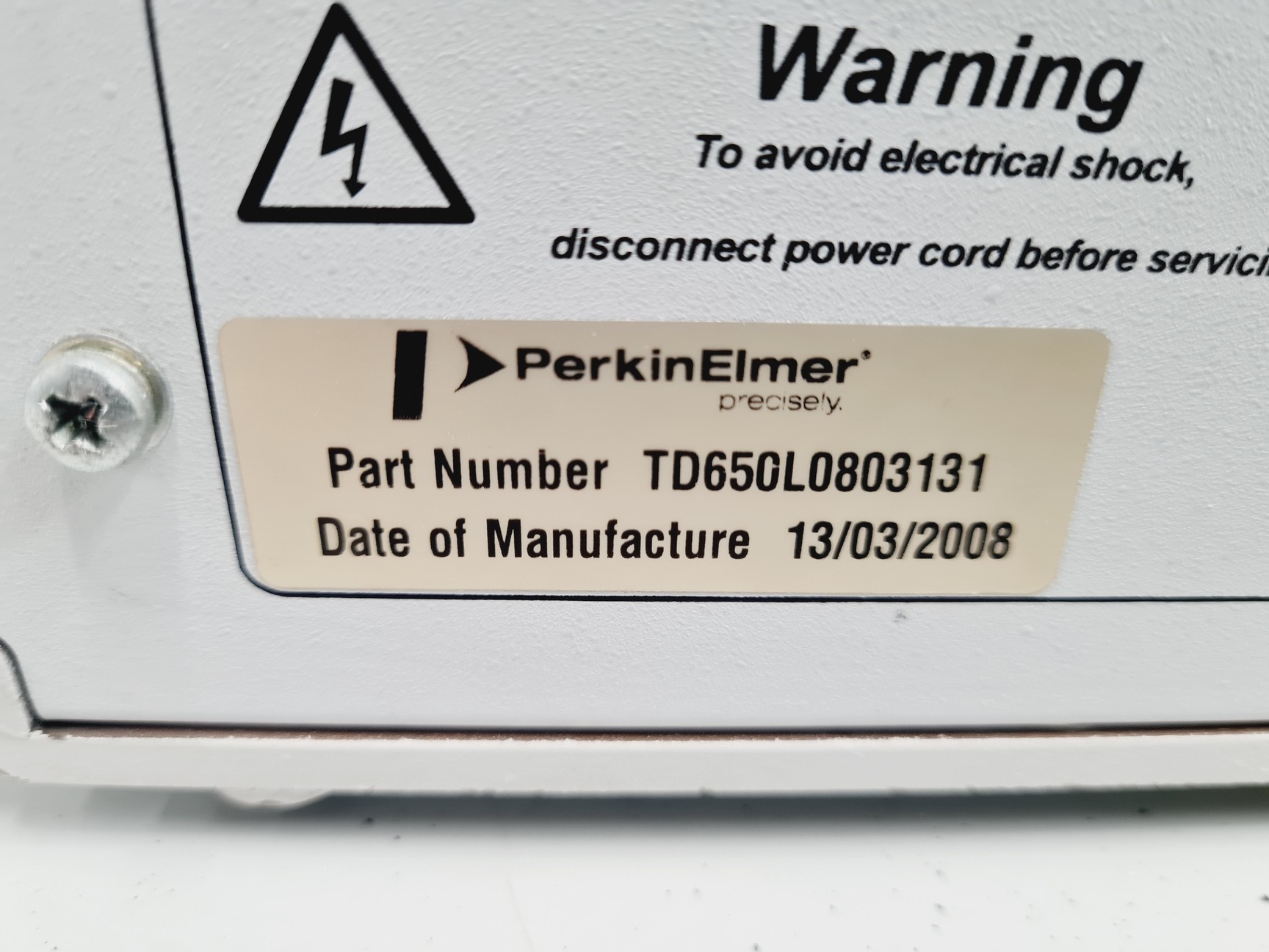 Image of Perkin Elmer Clarus 600 Mass spectrometer + Gas Chromatograph + Turbomatrix 650