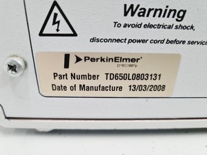 Thumbnail image of Perkin Elmer Clarus 600 Mass spectrometer + Gas Chromatograph + Turbomatrix 650