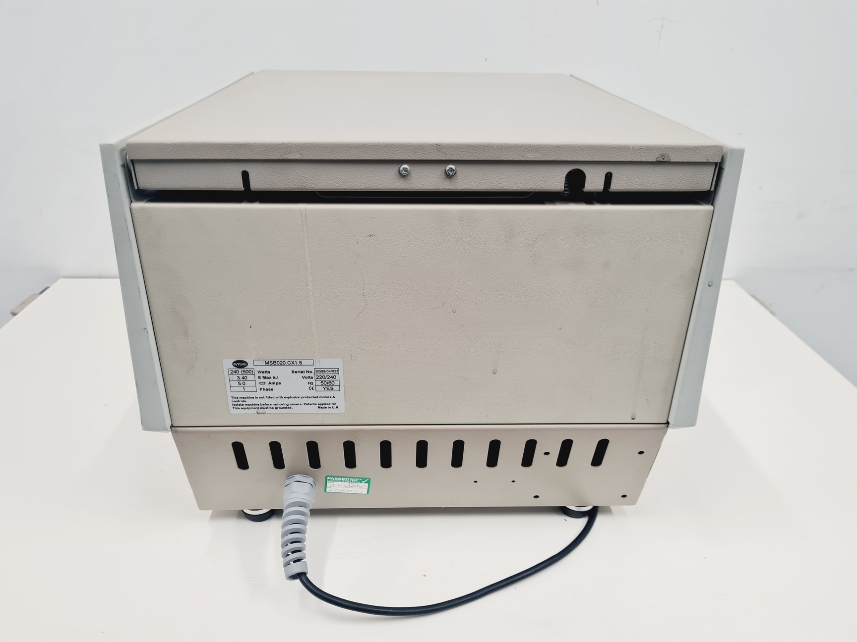 Image of MSE Sanyo Centaur 2 MSB020.CX1.5 Centrifuge