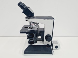 Thumbnail image of Leitz Laborlux S Microscope 020-505.030 with 5 x Objectives
