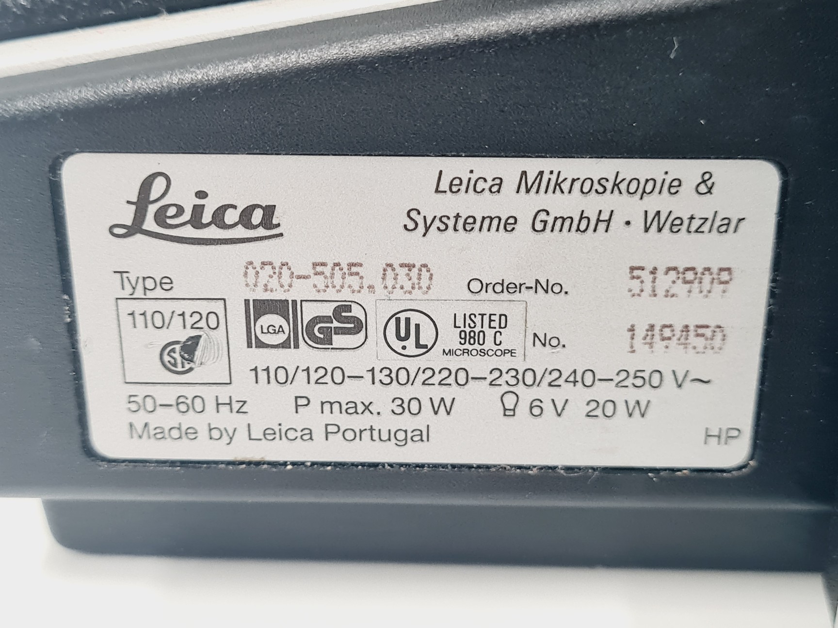 Image of Leitz Laborlux S Microscope 020-505.030 with 5 x Objectives