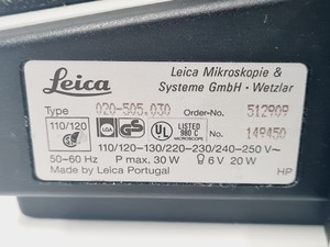 Thumbnail image of Leitz Laborlux S Microscope 020-505.030 with 5 x Objectives