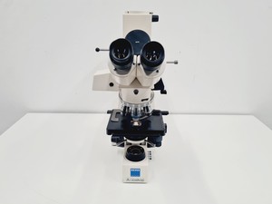 Thumbnail image of Carl Zeiss Axioskop 50 w/ HBO 50 & 4 x Objectives 10/16/40/100x NEOFLUAR