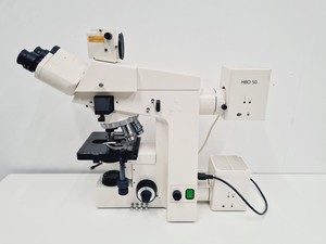 Thumbnail image of Carl Zeiss Axioskop 50 w/ HBO 50 & 4 x Objectives 10/16/40/100x NEOFLUAR