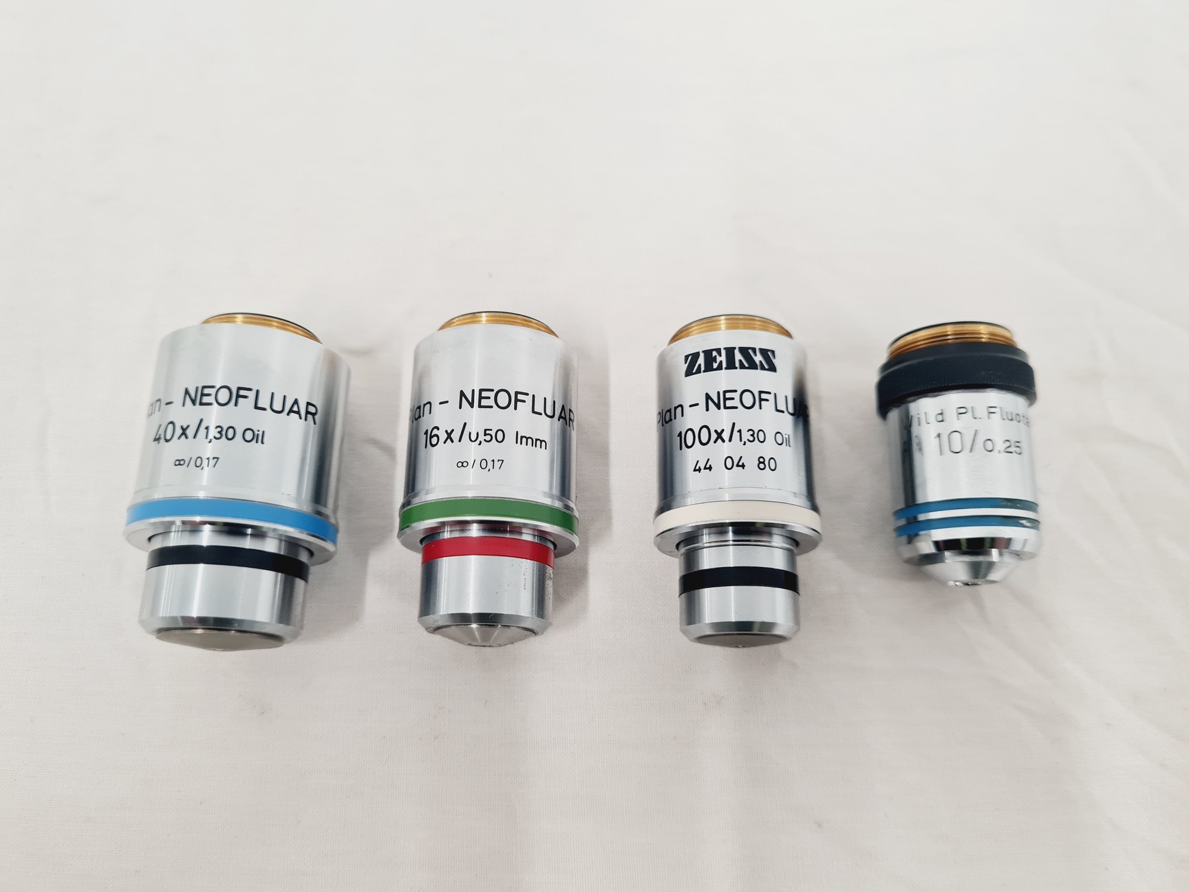 Image of Carl Zeiss Axioskop 50 w/ HBO 50 & 4 x Objectives 10/16/40/100x NEOFLUAR
