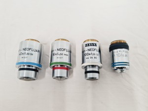 Thumbnail image of Carl Zeiss Axioskop 50 w/ HBO 50 & 4 x Objectives 10/16/40/100x NEOFLUAR