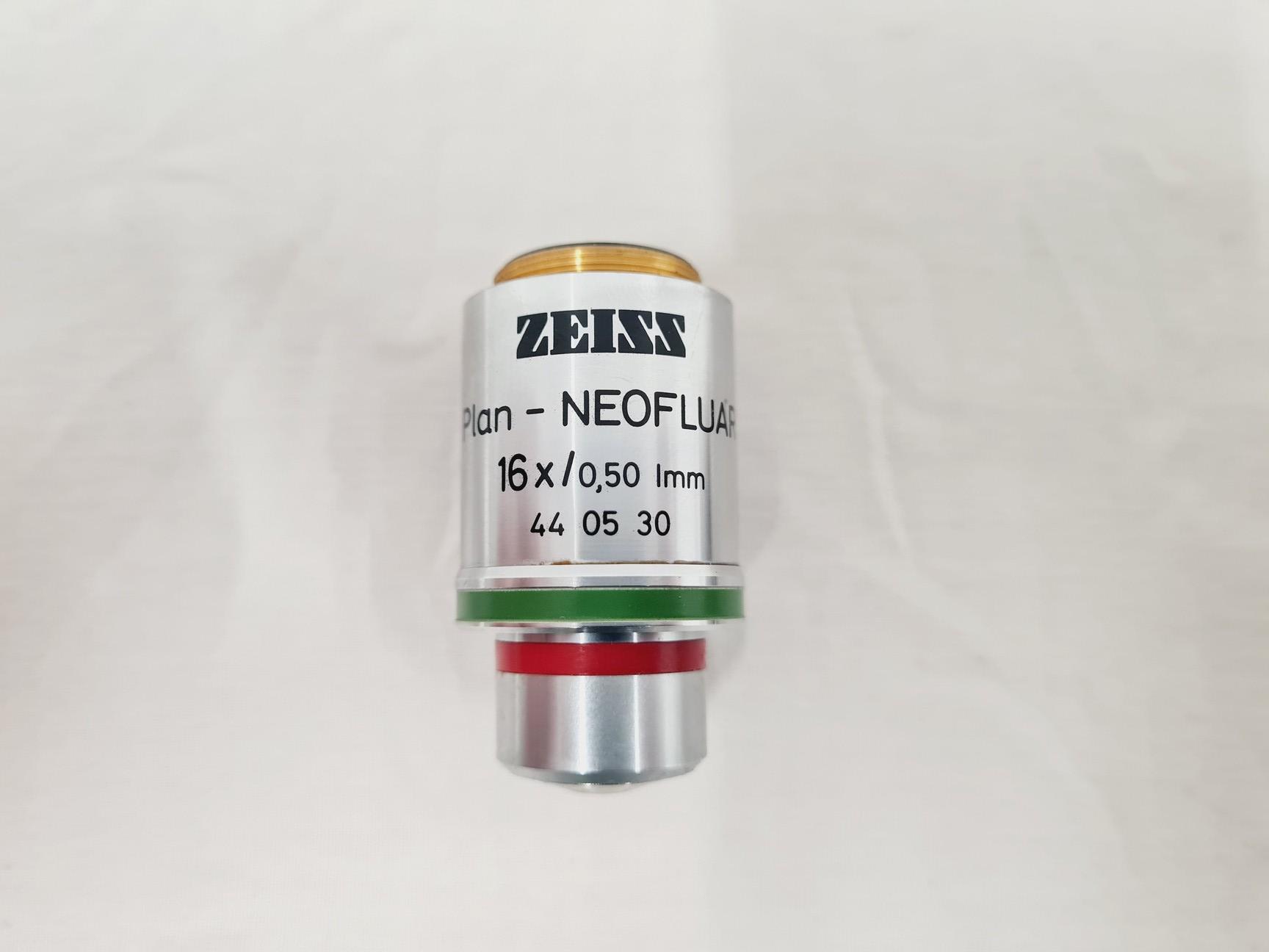 Image of Carl Zeiss Axioskop 50 w/ HBO 50 & 4 x Objectives 10/16/40/100x NEOFLUAR