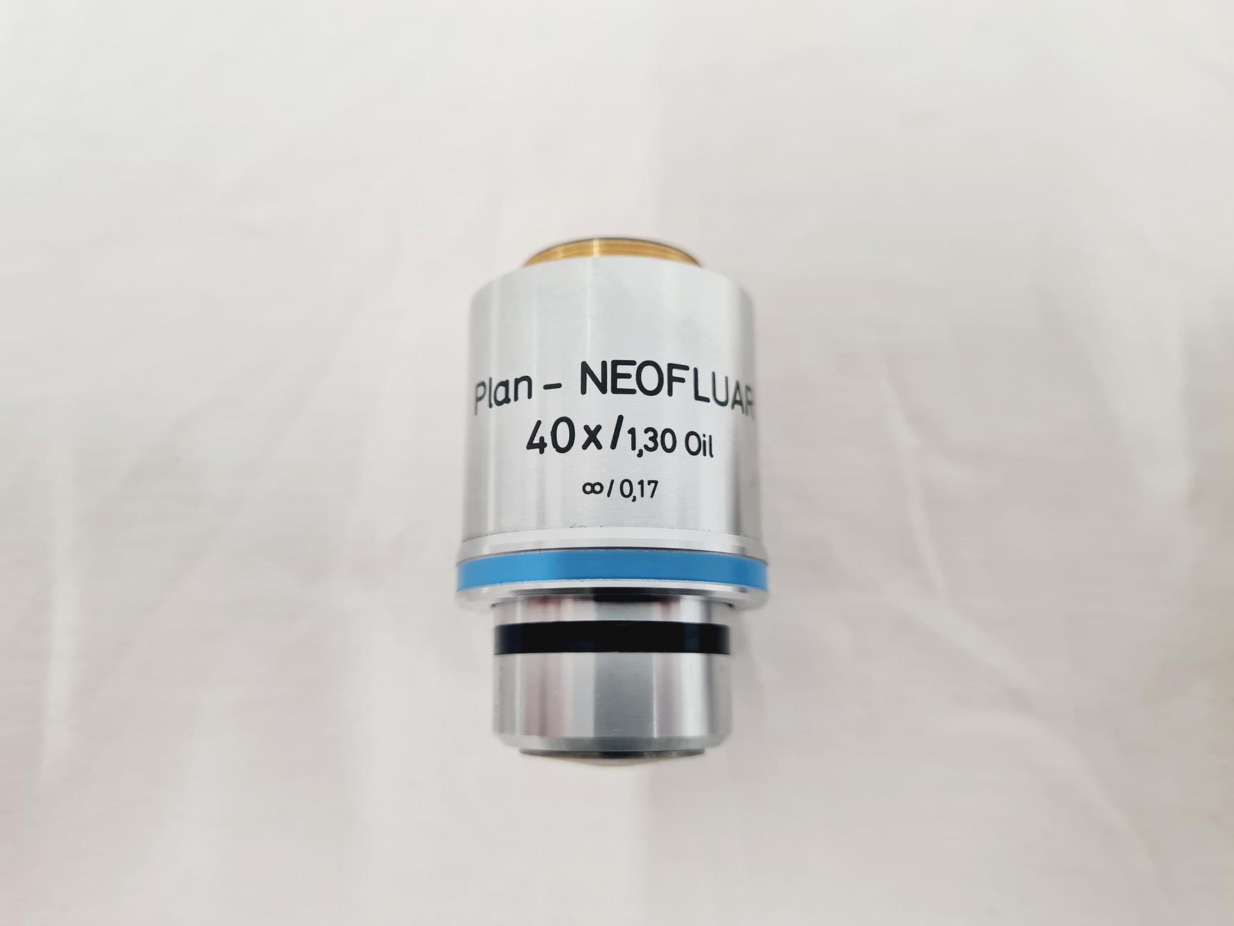 Image of Carl Zeiss Axioskop 50 w/ HBO 50 & 4 x Objectives 10/16/40/100x NEOFLUAR