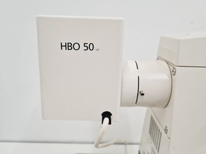 Thumbnail image of Carl Zeiss Axioskop 50 w/ HBO 50 & 4 x Objectives 10/16/40/100x NEOFLUAR