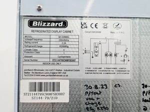 Thumbnail image of Blizzard BZ-GD900SL Refrigerated Display Cabinet Lab