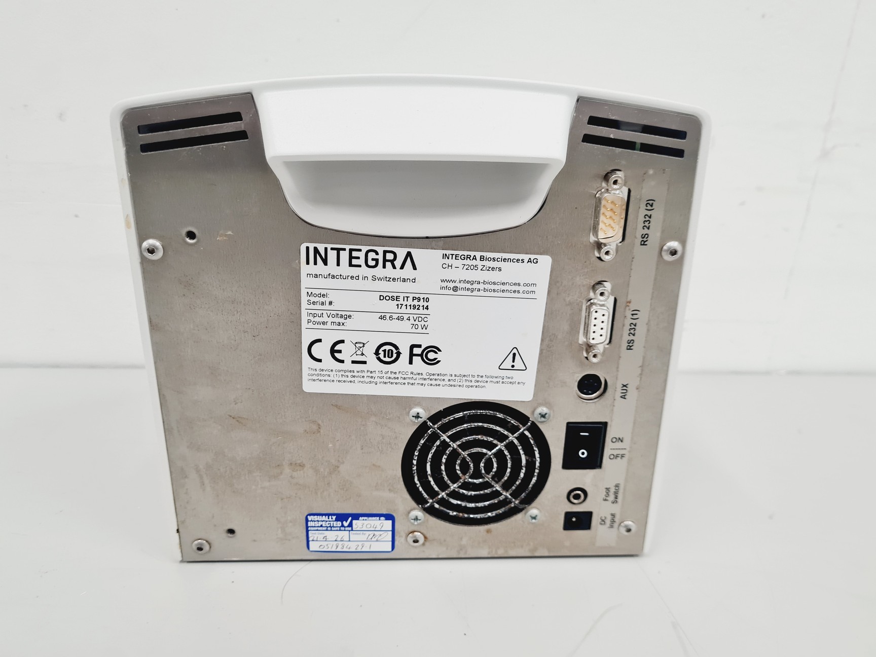 Image of Integra Dose It P910 Laboratory Peristaltic Pump Lab