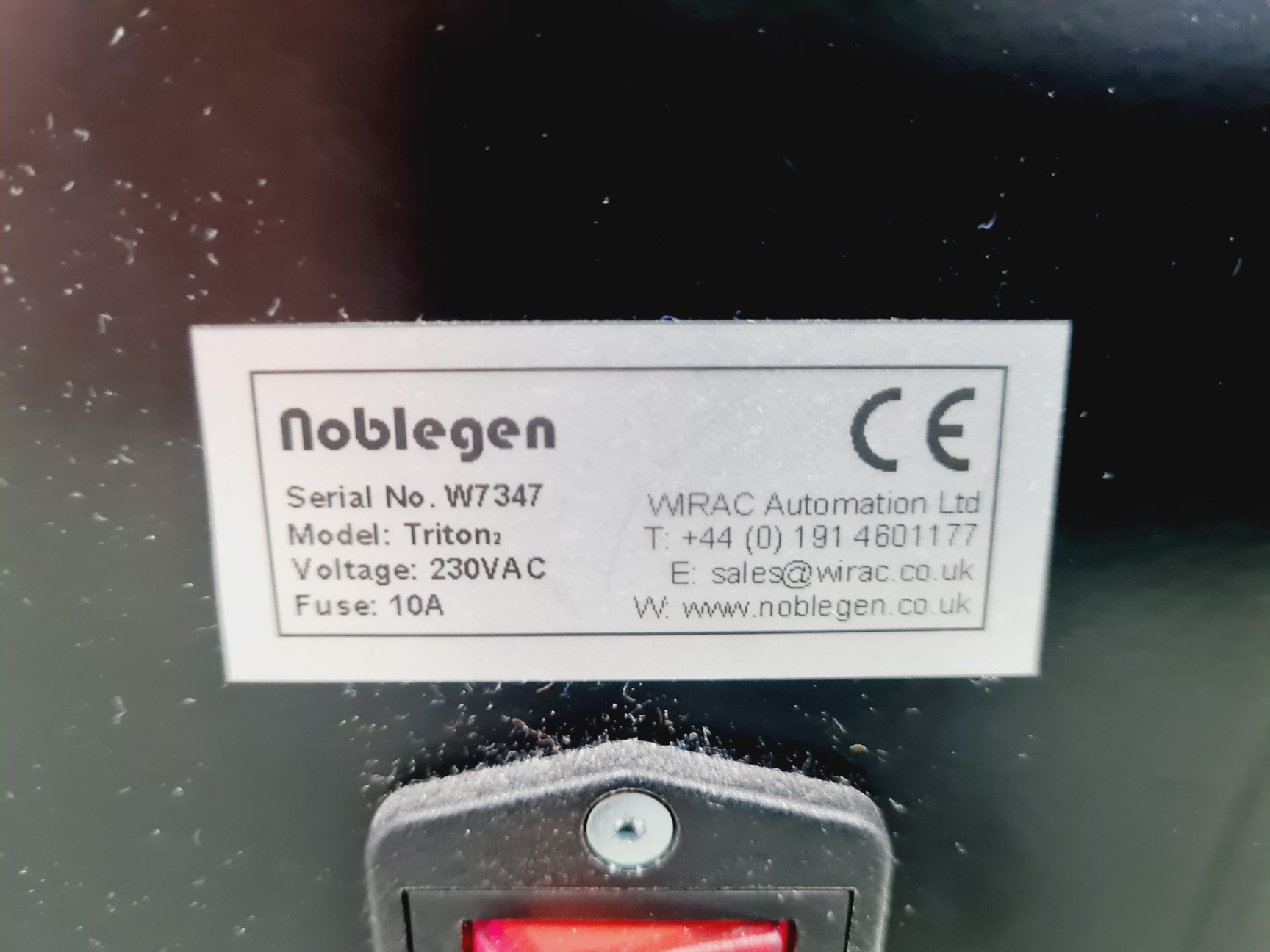 Image of Noblegen Triton 2 Liquid Nitrogen Generator Spares/Repair Lab