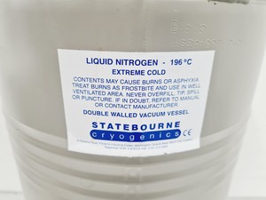 Thumbnail image of Statebourne Bio 10 Liquid Nitrogen Dewar Lab