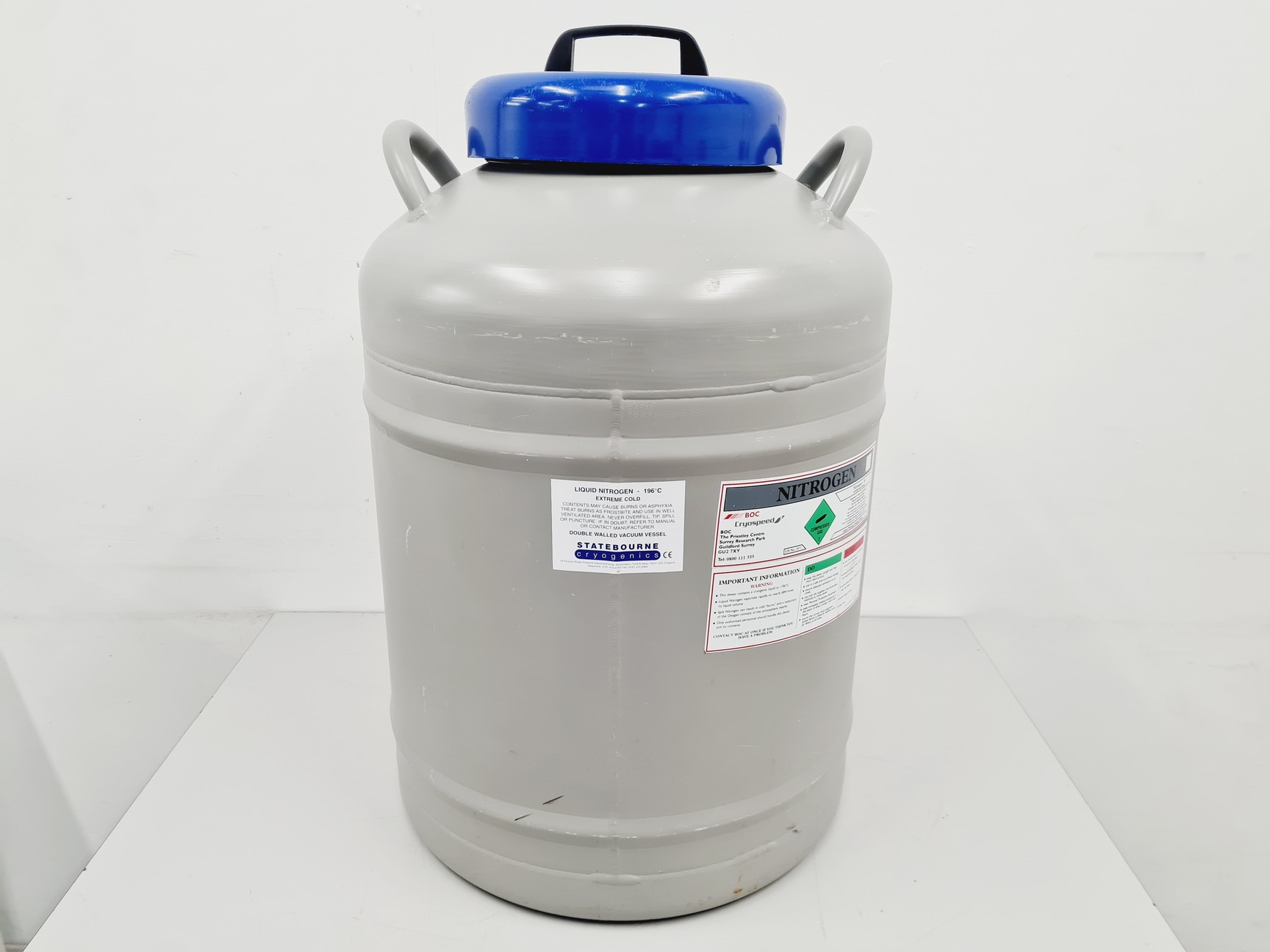 Image of Statebourne Biorack 750 Liquid Nitrogen Dewar Lab