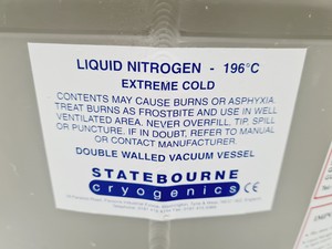 Thumbnail image of Statebourne Biorack 750 Liquid Nitrogen Dewar Lab
