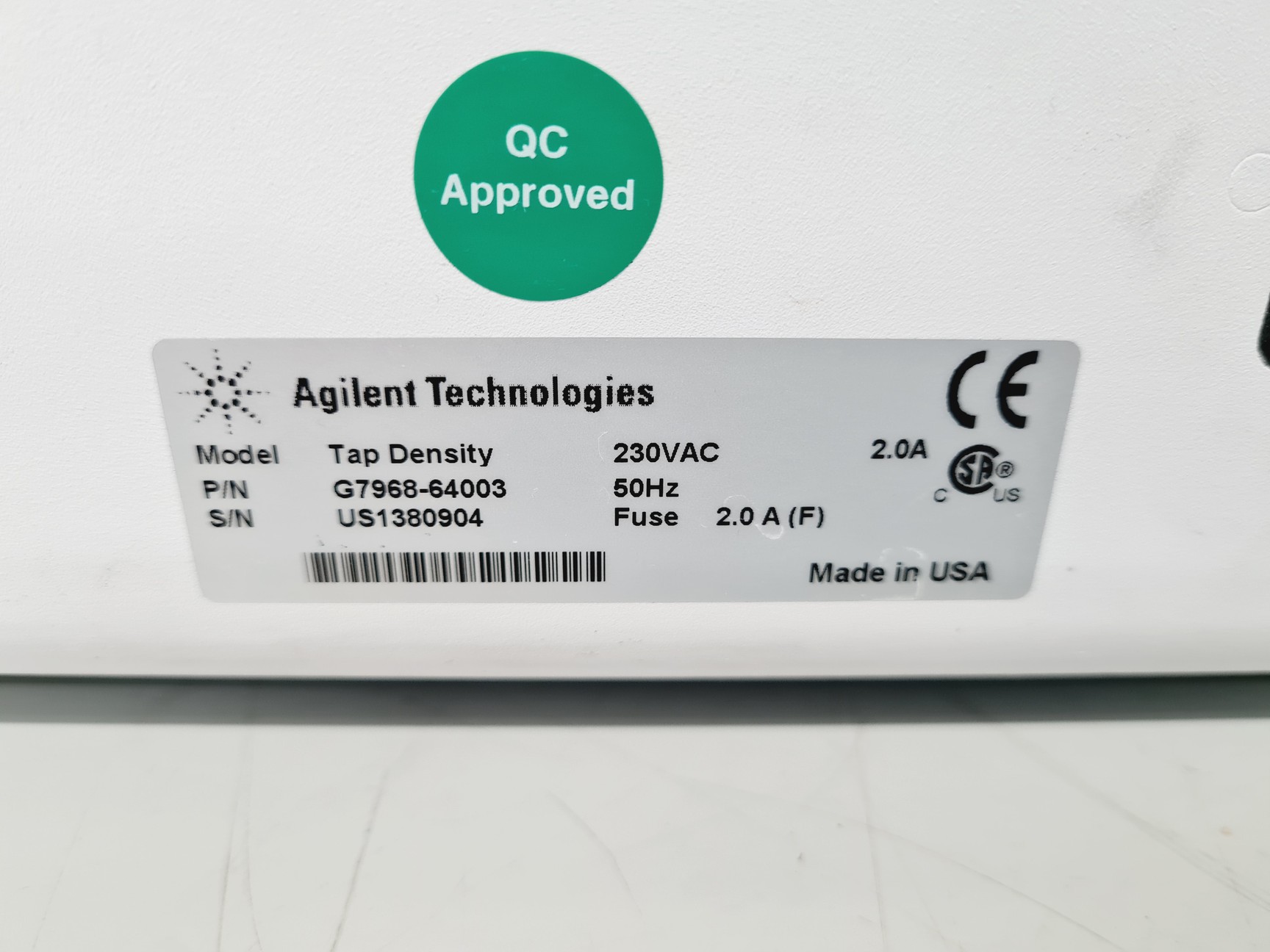 Image of Agilent Technologies 350 Tapped Density Tester Lab