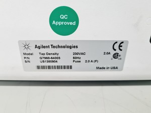 Thumbnail image of Agilent Technologies 350 Tapped Density Tester Lab
