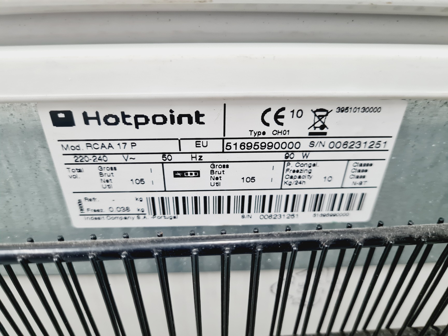 Image of Hotpoint RCAA 17P General Lab Chest Freezer