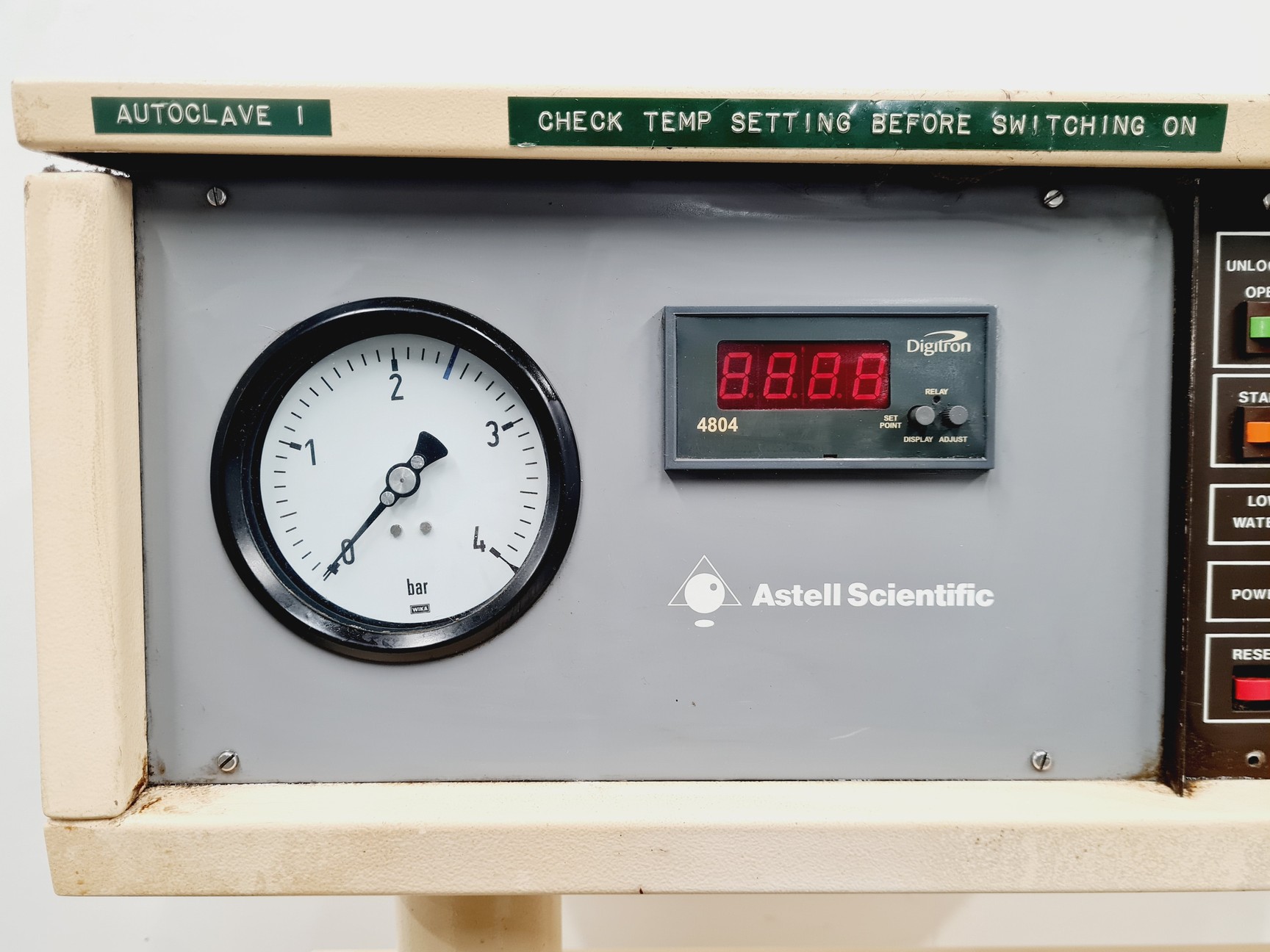 Image of Astell AAA091 Floor Standing Autoclave Spares/Repair Lab