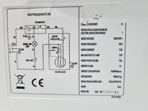 Thumbnail image of Bio Cold Laboratory Spark Free Interior Fridge
