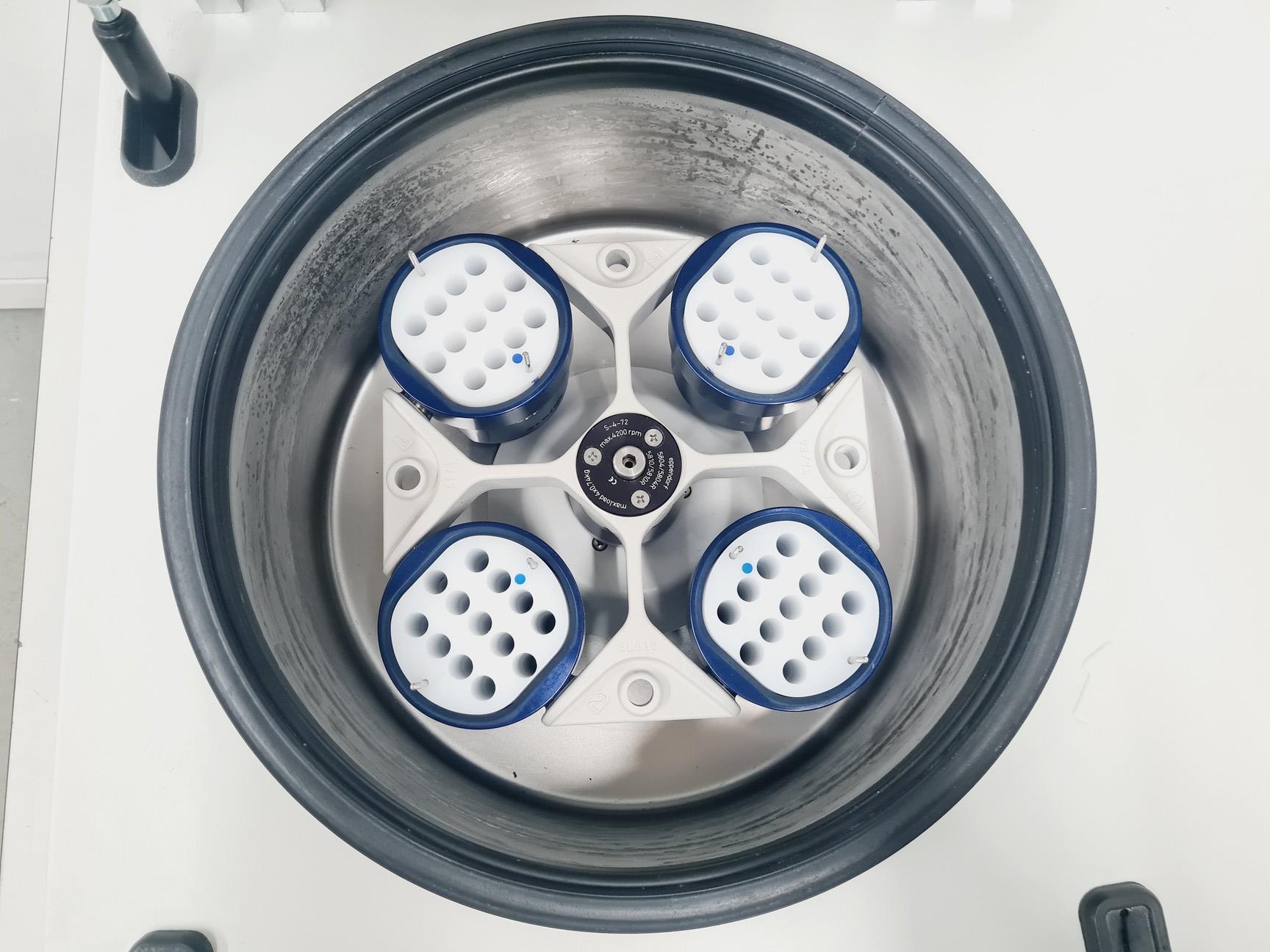 Image of Eppendorf Refrigerated Centrifuge 5804 R w/ Eppendorf S-4-72 Rotor Lab