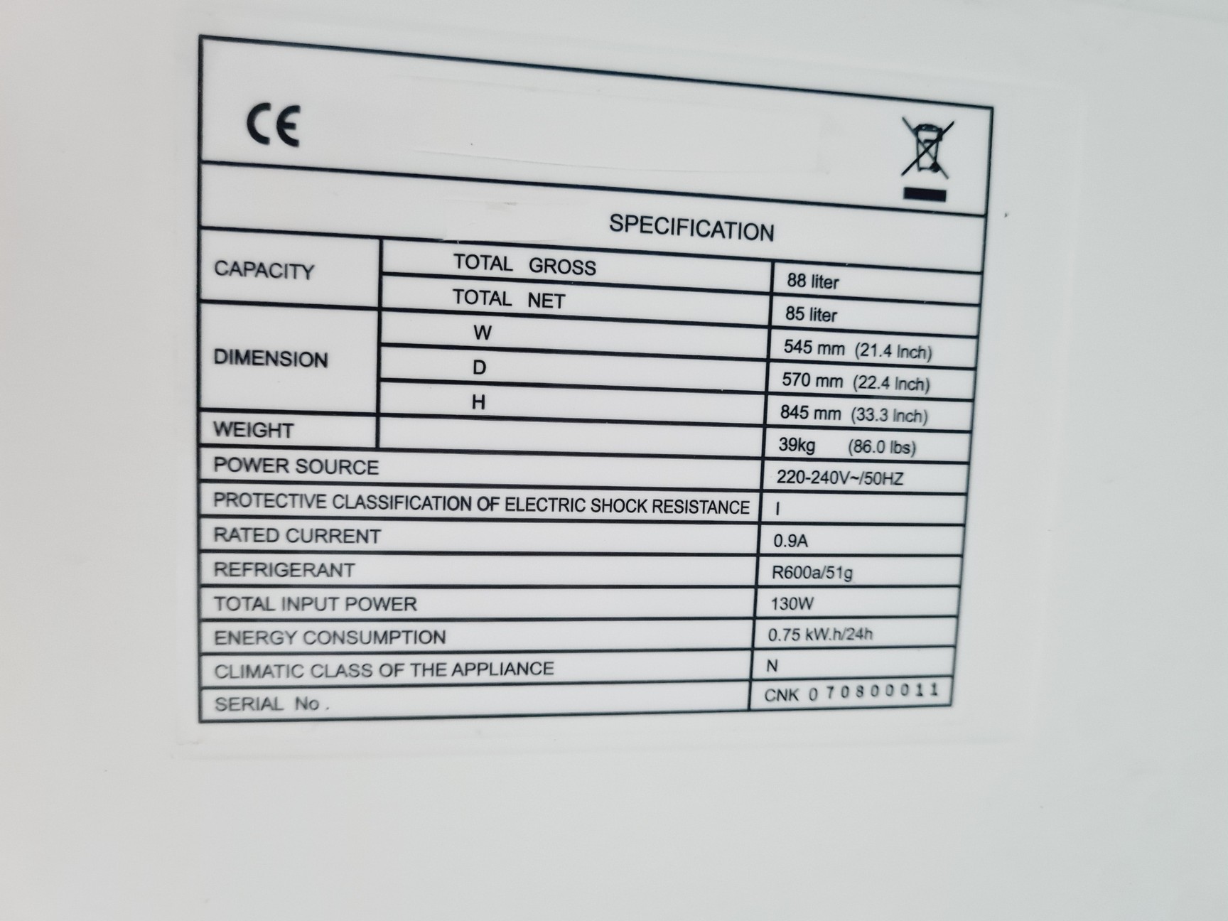 Image of Bio Cold Spark Free Interior Laboratory Freezer