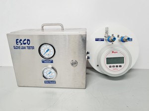 Thumbnail image of Esco Isoclean HPI-4G8-PS2 Platform Isolator with Esco Glove Leak Tester