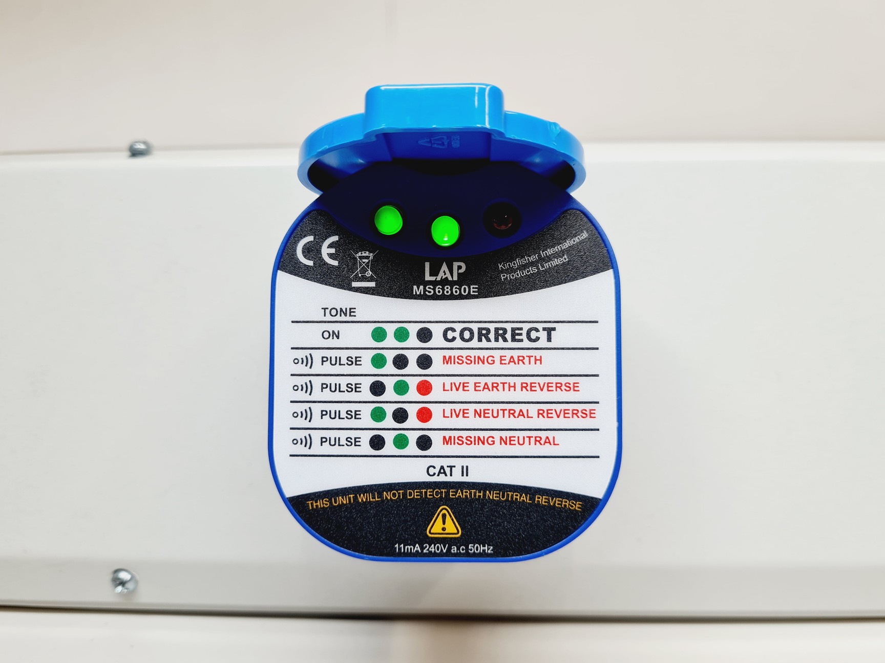Image of ESD Workbench 1600mm with Light and 8 Power Sockets Lab
