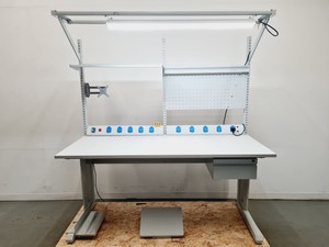 Image of ESD Workbench 1830mm with Light and 10 Power Sockets Lab