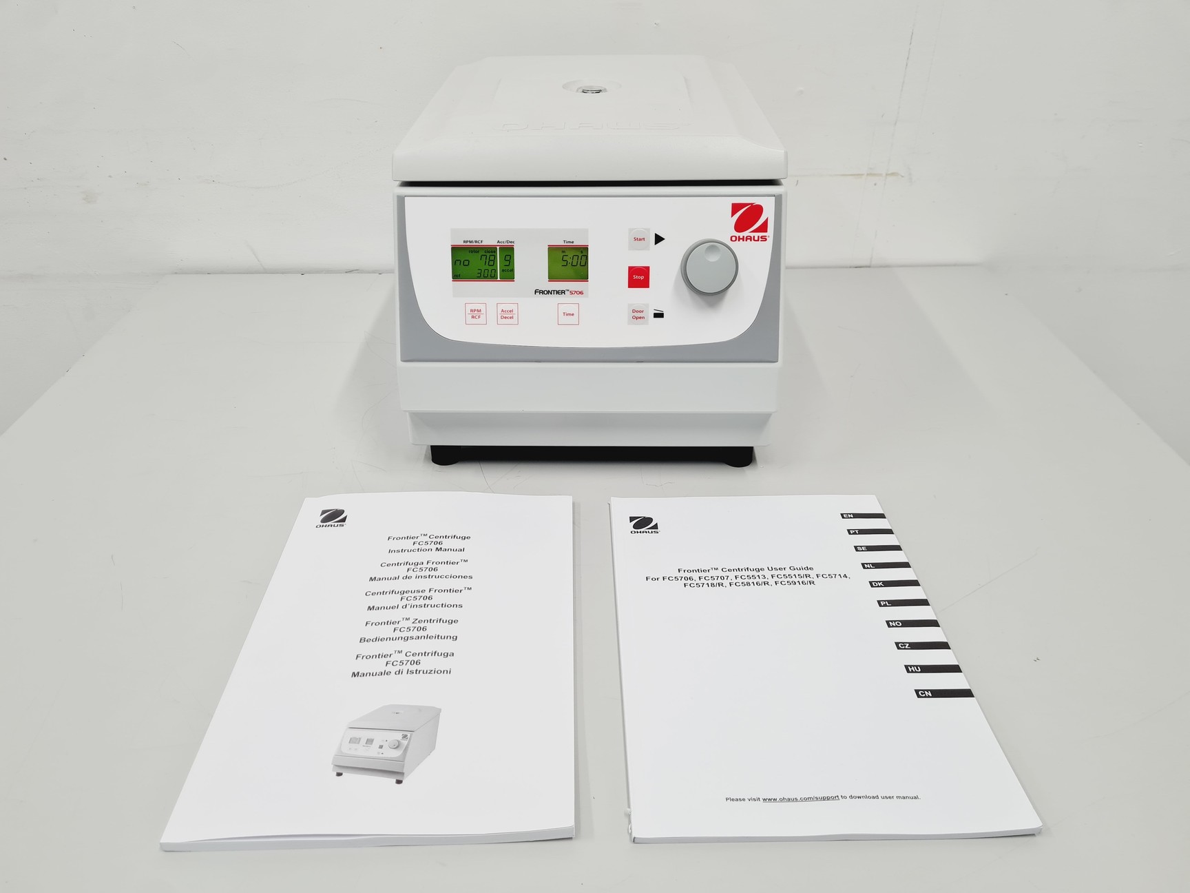 Image of OHAUS Frontier FC5706 Benchtop Centrifuge w/ OHAUS 21/490 Rotor Lab