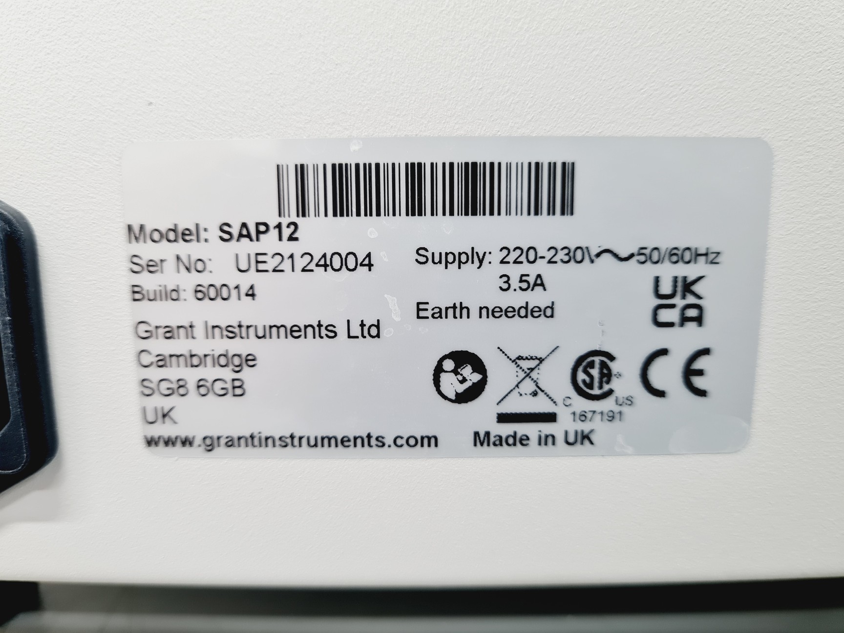 Image of Grant Sub Aqua Pro SAP12 Water Bath Lab