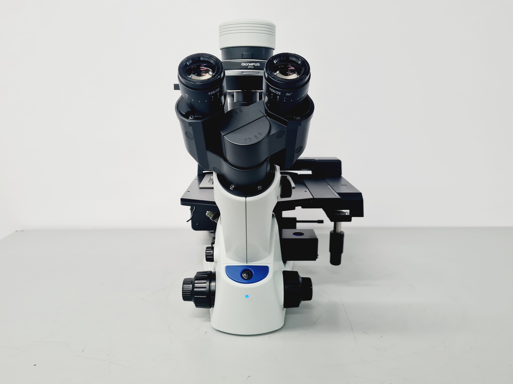 Image of Olympus CKX53 Microscope with CoolLED pE-300 w/ 4 x Objectives 2/4/10/20x Lab