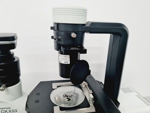 Thumbnail image of Olympus CKX53 Microscope with CoolLED pE-300 w/ 4 x Objectives 2/4/10/20x Lab