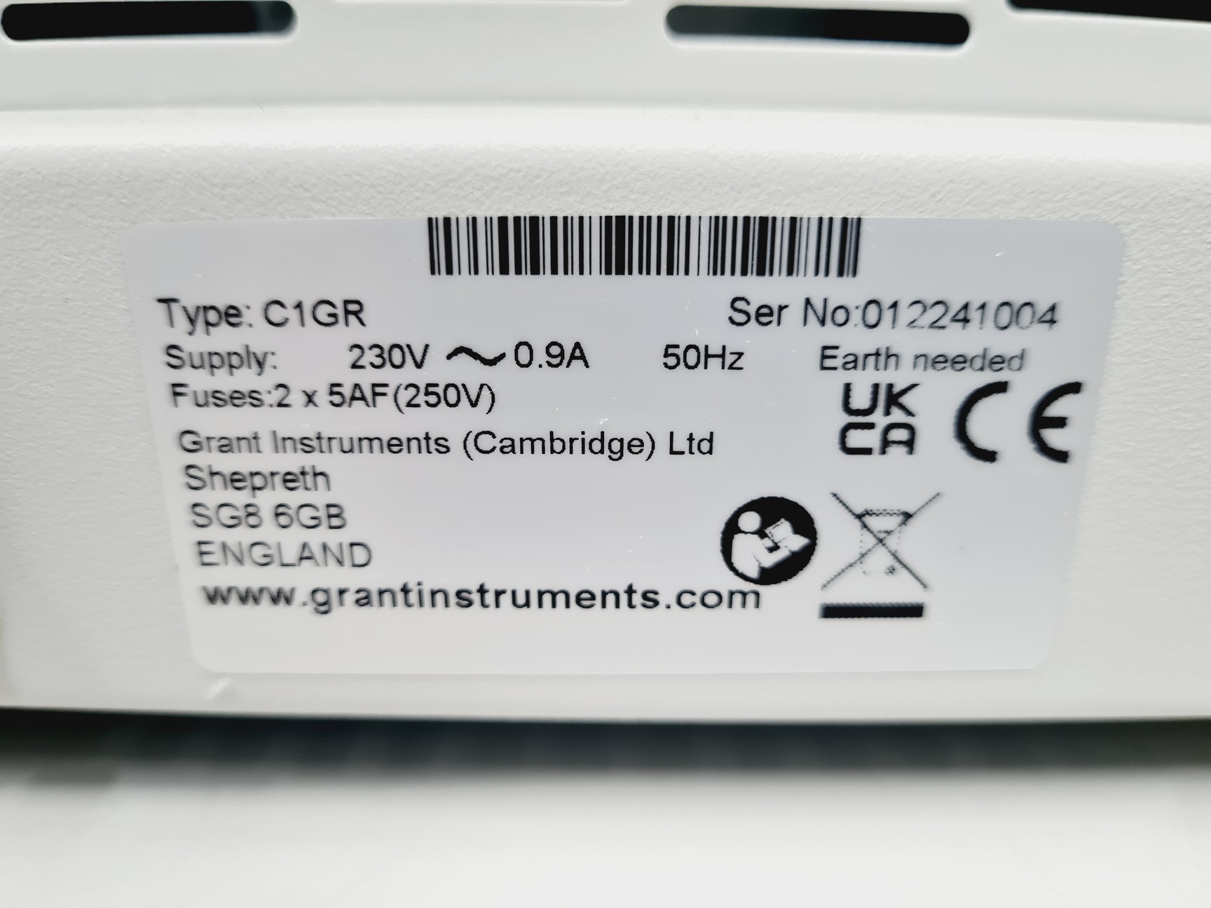 Image of Grant C1GR Immersion Chiller Lab